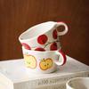 OLOEY Hand-Painted Ceramic Banana Coffee Mug