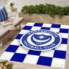 1 Alfombra de Área con Diseño de Equipo de Fútbol - Antideslizante, Suave y Acogedora Alfombrilla de Suelo para Sala de Estar, Dormitorio, Oficina - Alfombra Decorativa para Interiores/Exteriores