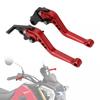 IUVWISN Motorcycle Brake Clutch Levers Pivot Lever Set Adjustable CNC GROM MSX 125 14-24