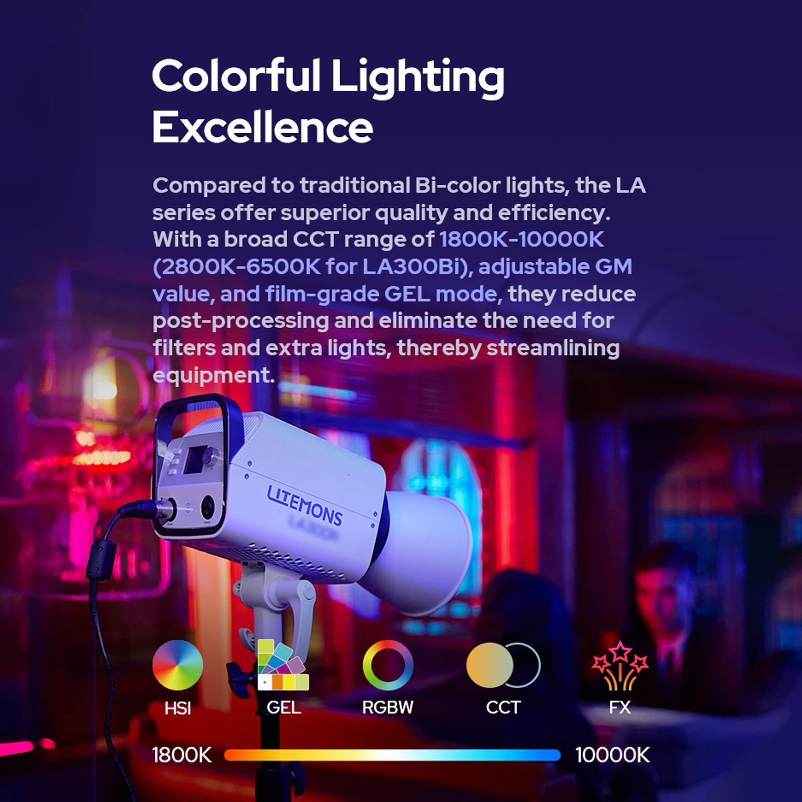 Godox Litemons LA300R Студийный RGB Видео Светильник 330 Вт