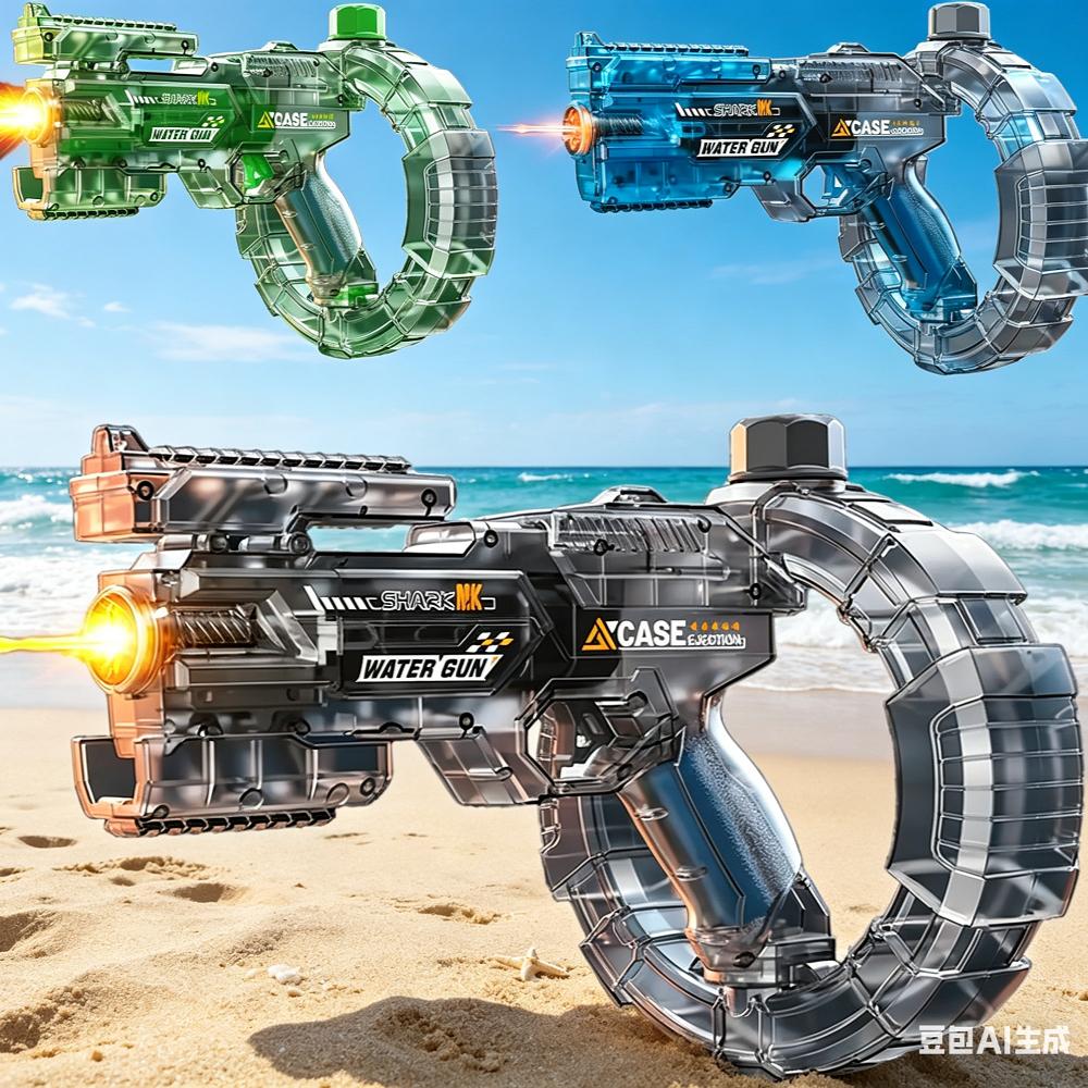 Topmix Electric Water Guns For Adults Powerful Squirt Automatic Water Blasters Summer Outdoor Beach Toy Compatible With Funwee