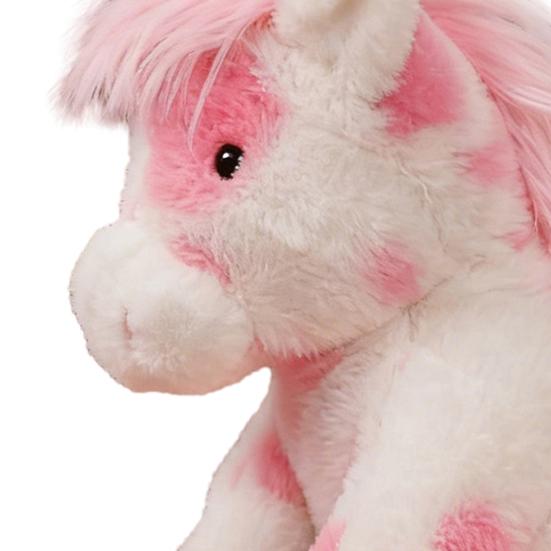 Little Pony Plush Toy Soft Fluffy Stuffed Animal with Big Bright Eyes Realistic Cute Pony Doll for Kids Adults