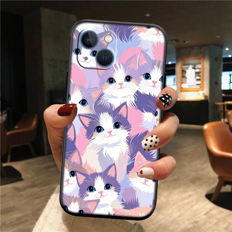 Cat Kitten Cute New High-End Shell Phone Case for Redmi Note 10 11 12 Pro Max 10S 10C 10T 11A 11S 12S 12C