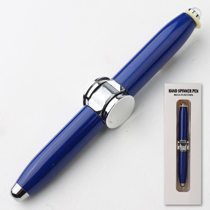LED Luminous Multi-Functional Spinning Pen: Creative Fidget Spinner & Decompression Tool