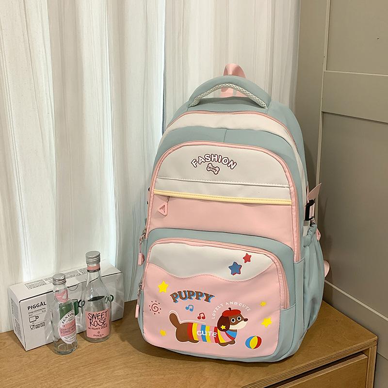 New Cute Cartoon Schoolbag High Value Primary School Backpack Junior High School Girls High School Large Capacity Student Schoolbag