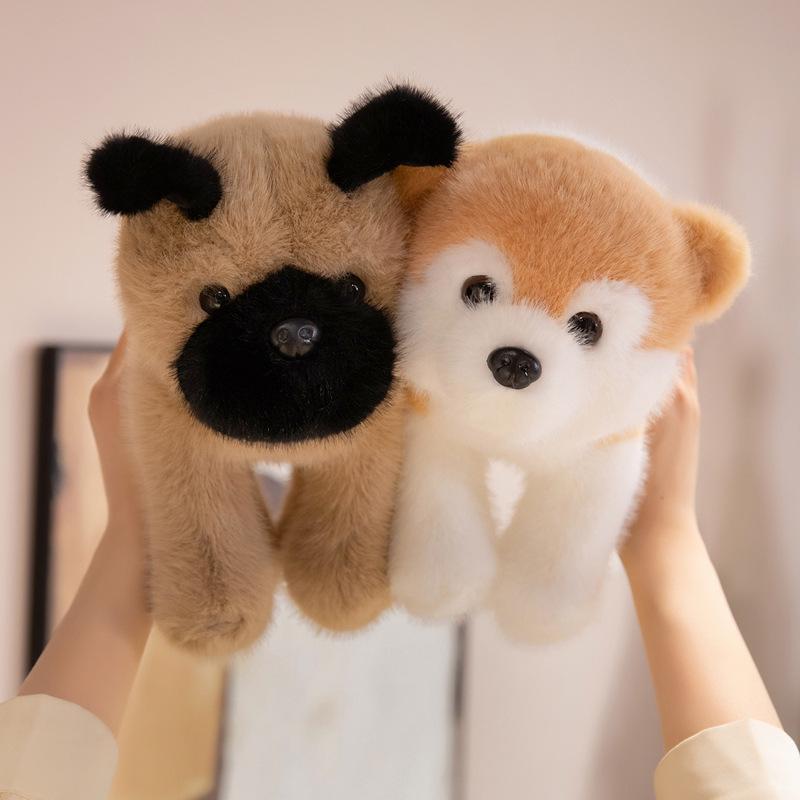 Small Plush Husky Shiba Inu Dog Toy - Soft Comfort Doll for Kids