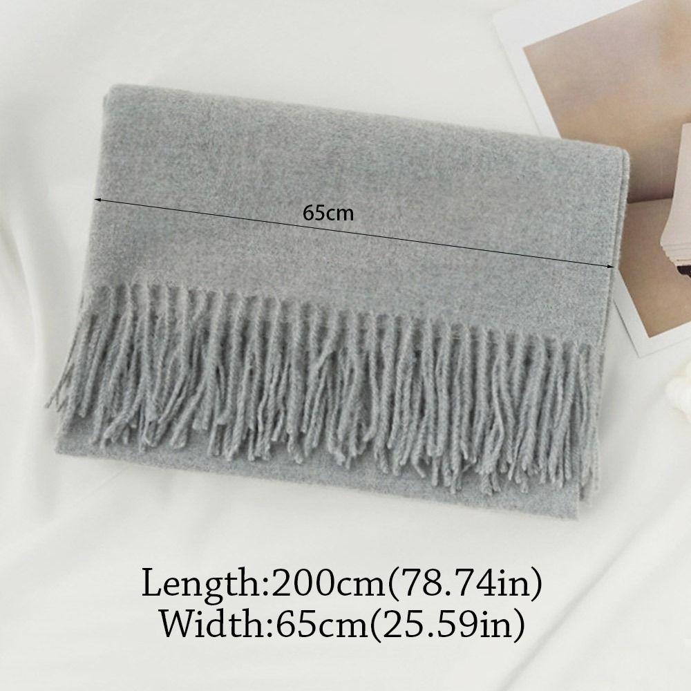 All-Match Long Scarf Tassel Headkerchief Fashion Hijab  for Men Women