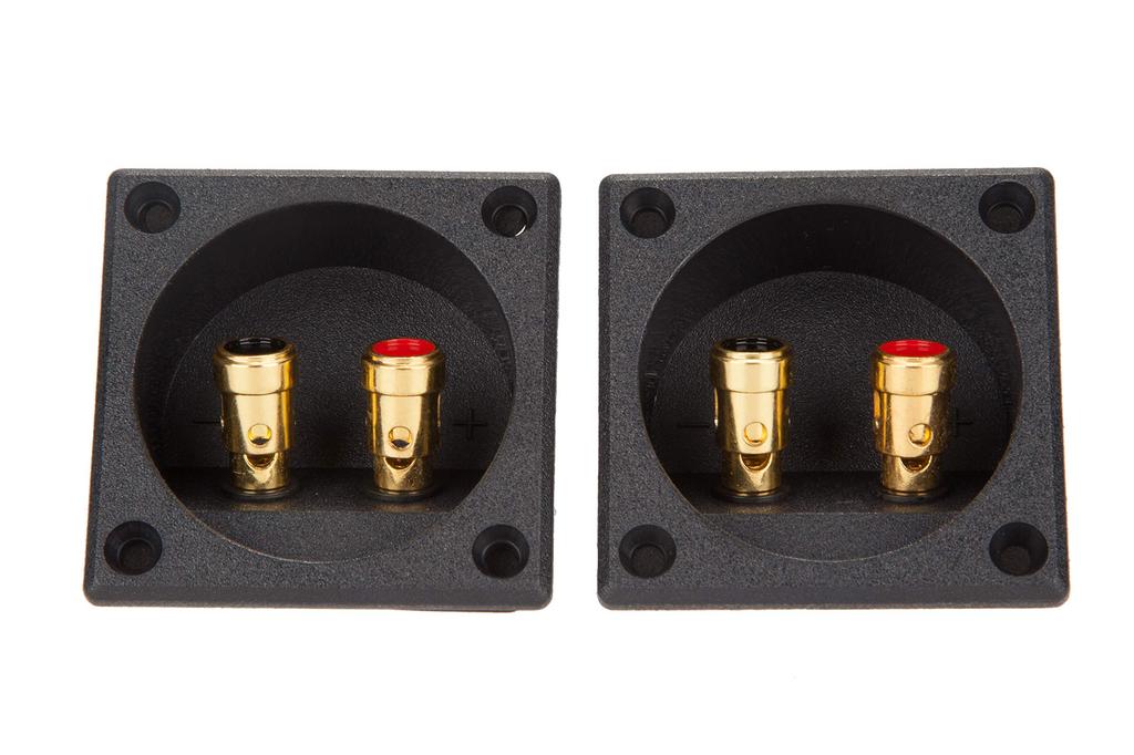 connector square push embedded speaker box 2 pieces sold [3D type, type, type] One-touch type, type, terminal, type, seat, WV-LPT2-2