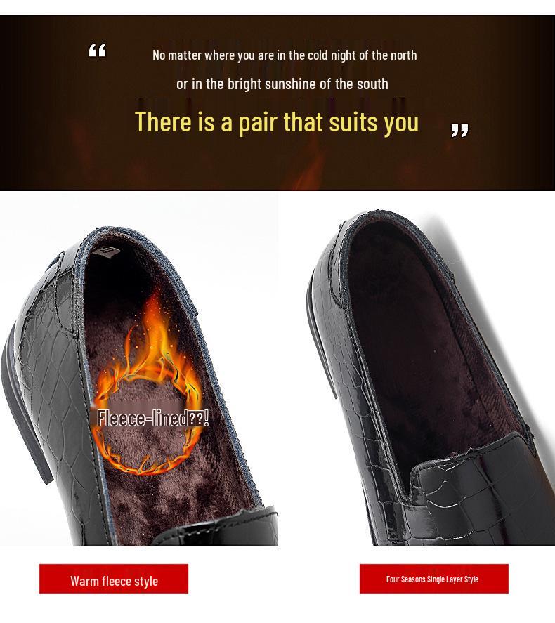 Men's Leather Loafers: Breathable, Soft Sole Slip-On Driving Shoes