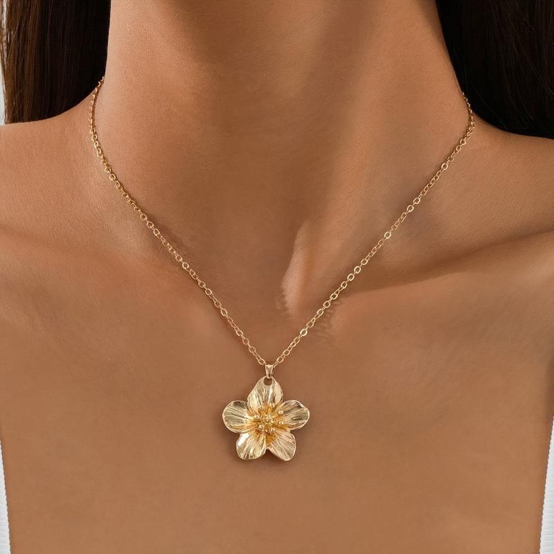 Pendant Necklace Sparkling Cubic Zirconia Tarnish Resistant Stylish for Music Festival Party Wear Accessory