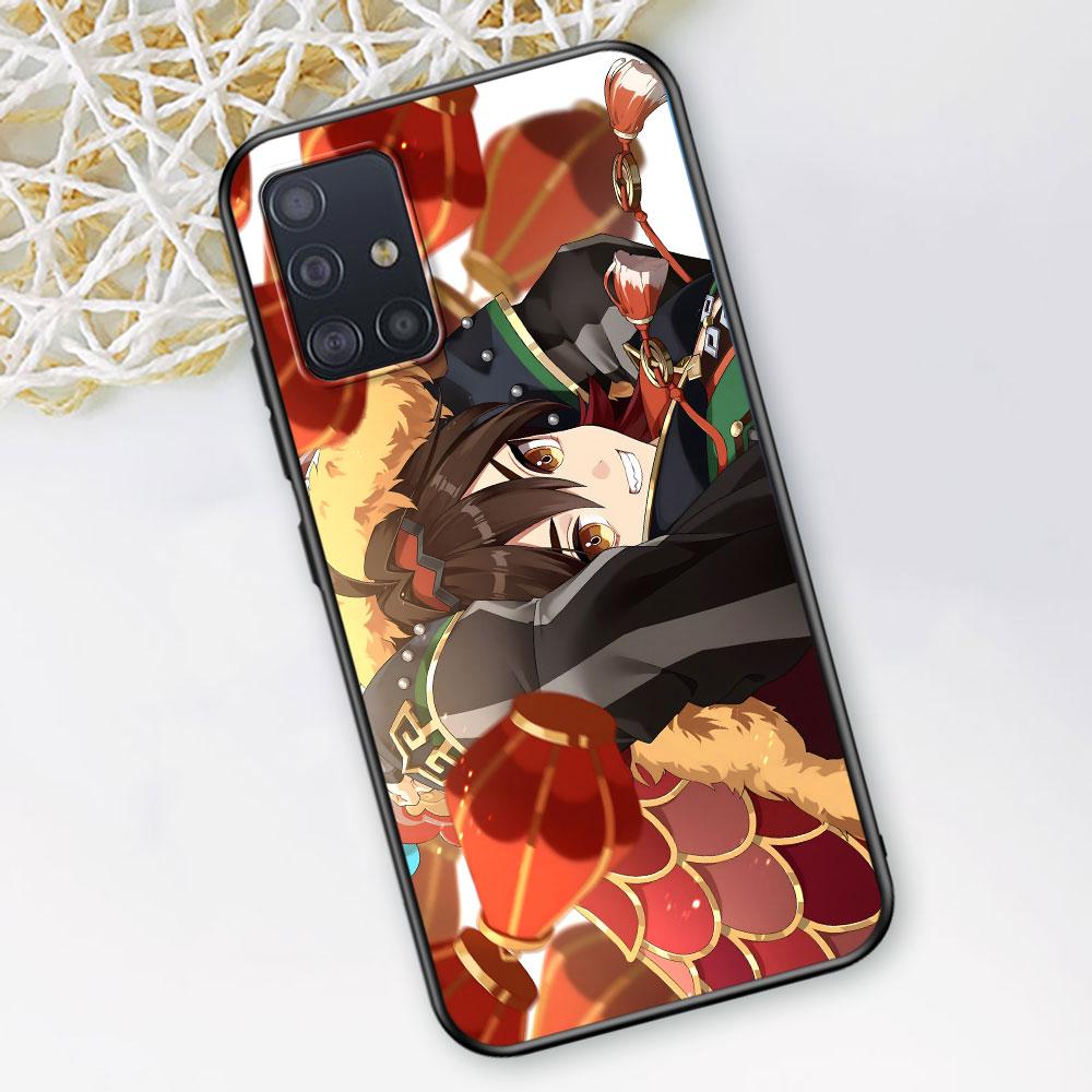 Gaming Genshin Impact Case for Samsung Galaxy A53 A14 A12 A54 A24 A22 A41 A52 A21s A22 A31 A33 A51 A11 A13 A32 TPU Phone Cover