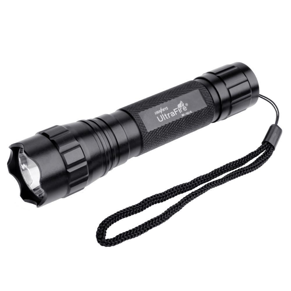 1 Mode UltraFire WF-501B 2000LM CREE T6 LED 18650 Tactical Flashlight Camp Torch