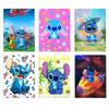 Cute Stitch Passport Holder Multi-Functional Travel Passport Cover PU Leather Document Organizer 6pcs