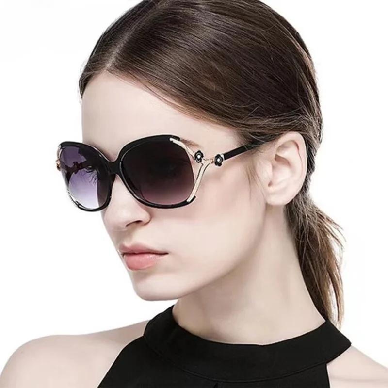 New Large Frame Circular Shape Sunglasses Women'S Brand Designer Fashion Sun Glasses Women Driving Eyewear Uv400