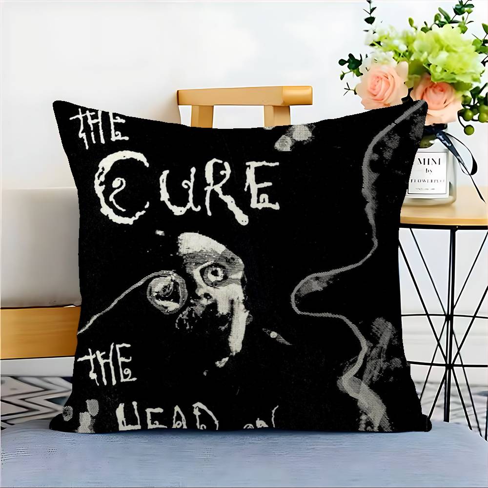 Band The C-Cure Personalized Pillow Cover Kids Bedroom Wild Party Decor Pillowcase Kid Birthday Shower Gift