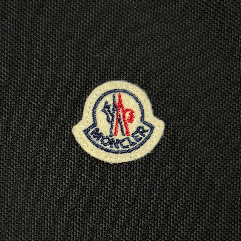 Used MONCLERPolo shirt black mens