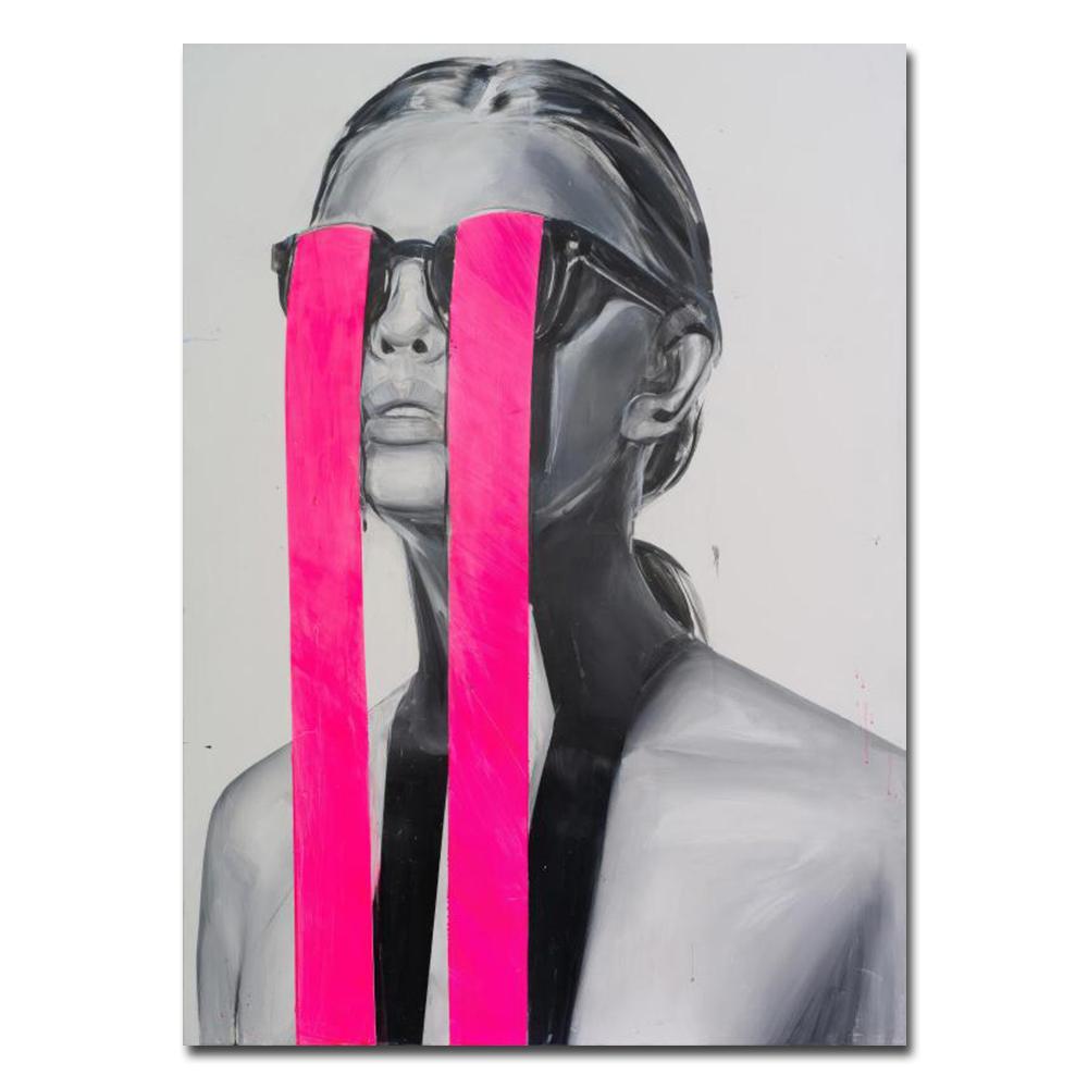Abstract Fashion Woman Sunglasses Wall Art Poster Modern Popular Home Living Room Decoration Canvas Painting Mural Print Picture