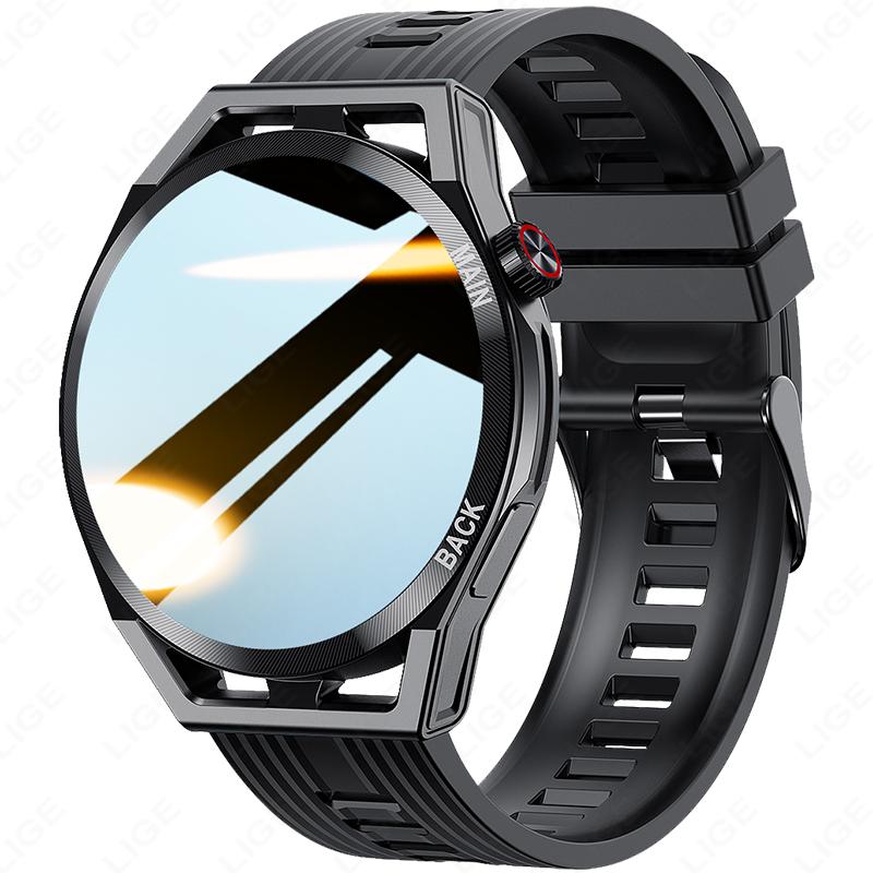 New Smart Watch Men Sports Fitness Tracker Smartwatch For Men 1.32inch Full Touch HD Bluetooth Call Watch For Android IOS