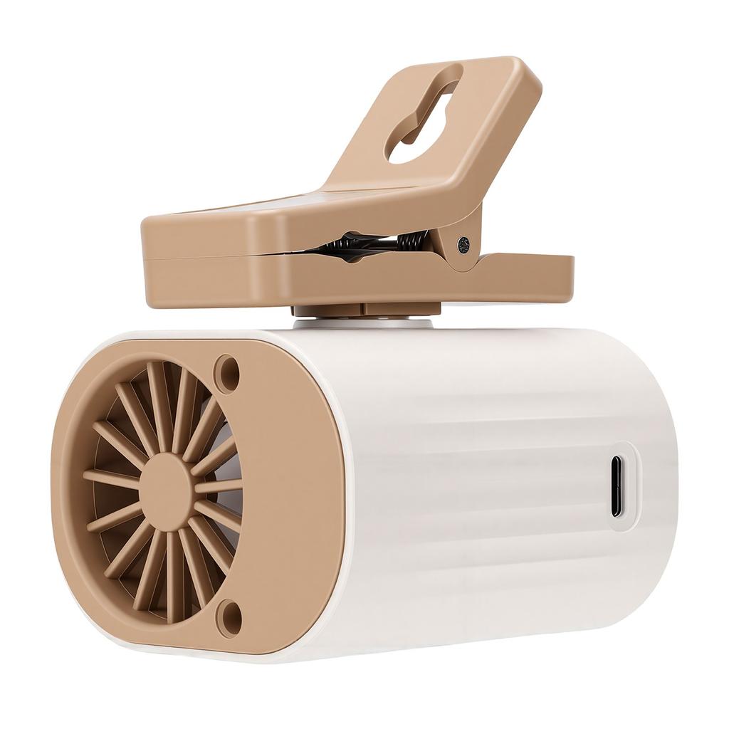 Clip On Air Conditioner Fan 360 degrees Rotation 199 Speeds Low Noise Hands Free Clip On Cooling Fan with LED Display