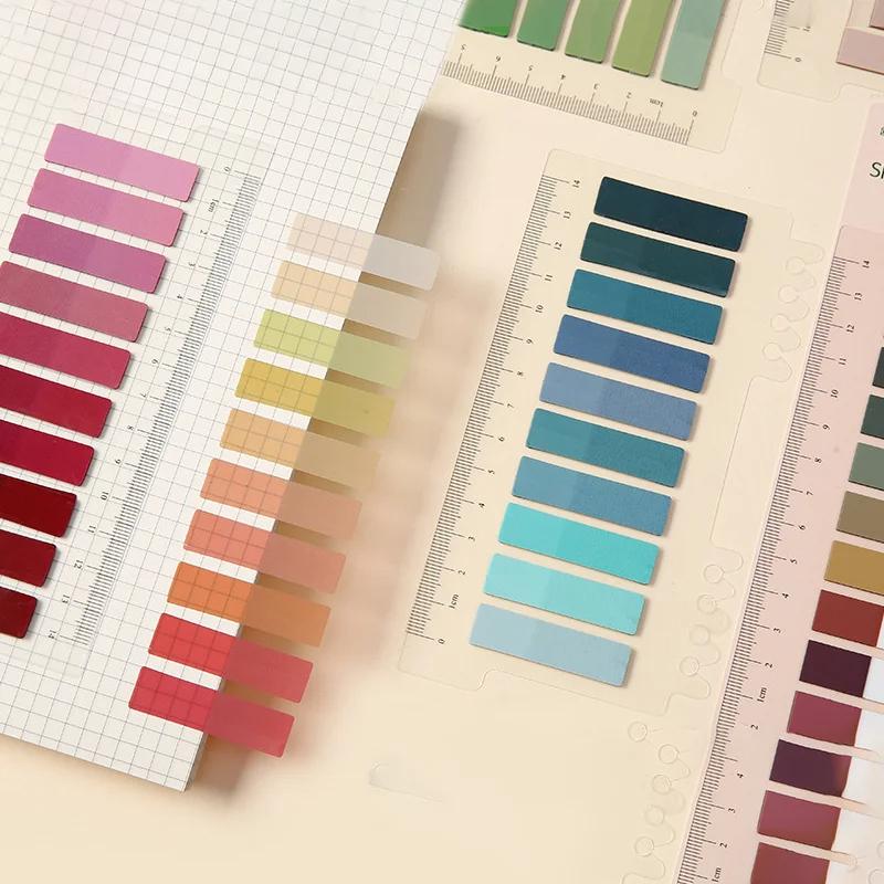 200 ks Lepicí poznámky Průhledné indexové štítky Samolepicí záložky do stránek Vodotěsné Vlaječky na označování souborů Kancelářské potřeby