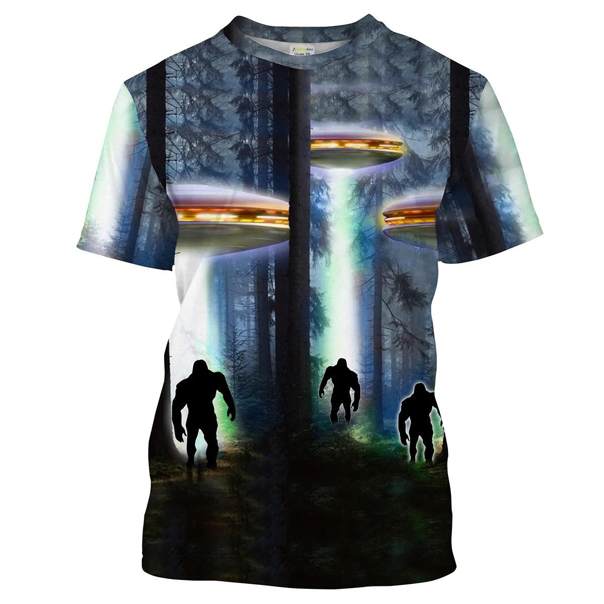 

Новая футболка с короткими рукавами, топ с 3D-принтом и персонализированной круглой горловиной 6XL