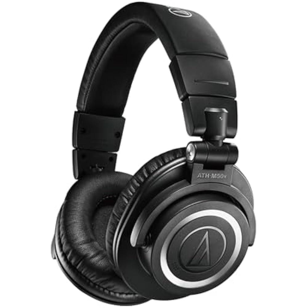 Audio-Technica ATH-M50xBT2 Wireless Headphones DJ Headphones Bluetooth Wired Headphones 45mm Larg...