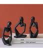 Nordic Luxury Abstract Figurine Tabletop Decor - Mini Shape Handcrafted Art.