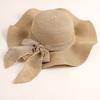 Summer Big Eaves Sunshade Straw Hat Korean Version Face Covering Seaside Vacation Sun Hat Foldable Temperament Spring and Summer Sunscreen Hat Women