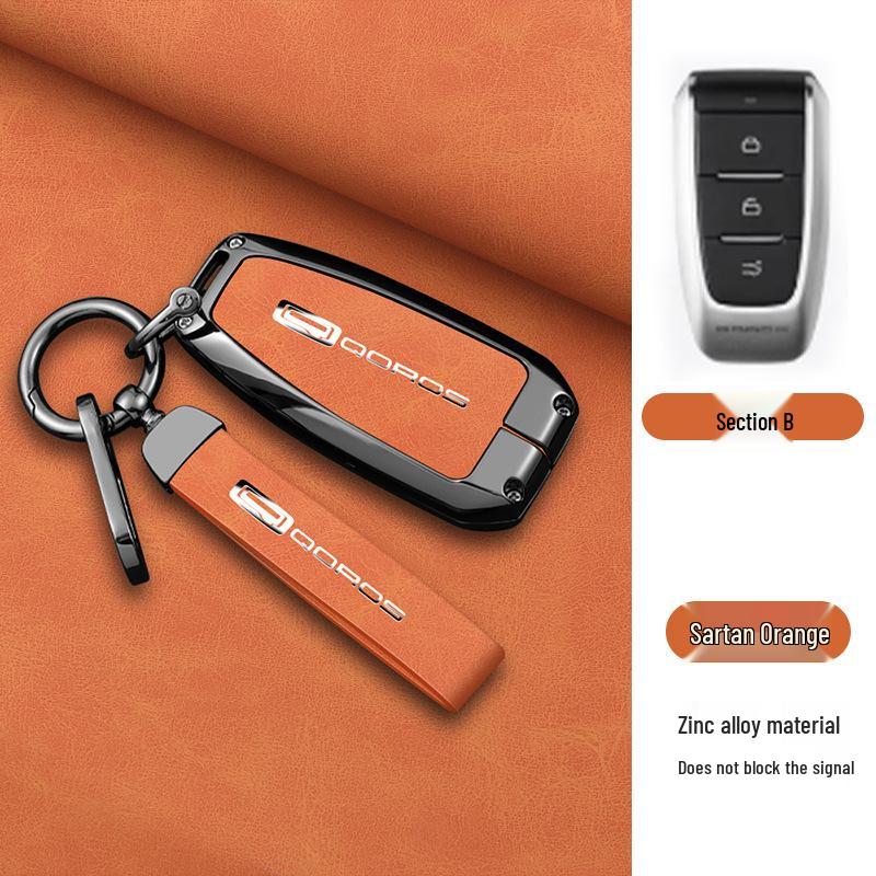 Qoros Car Key Case for Models 5/20/7 - Stylish Key Shell for Qoros Urban SUV