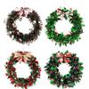 Handmade Christmas Wreath Door Hanging Cheerful Christmas Wreath with Greenery and Berries To Brighten Up Your Home