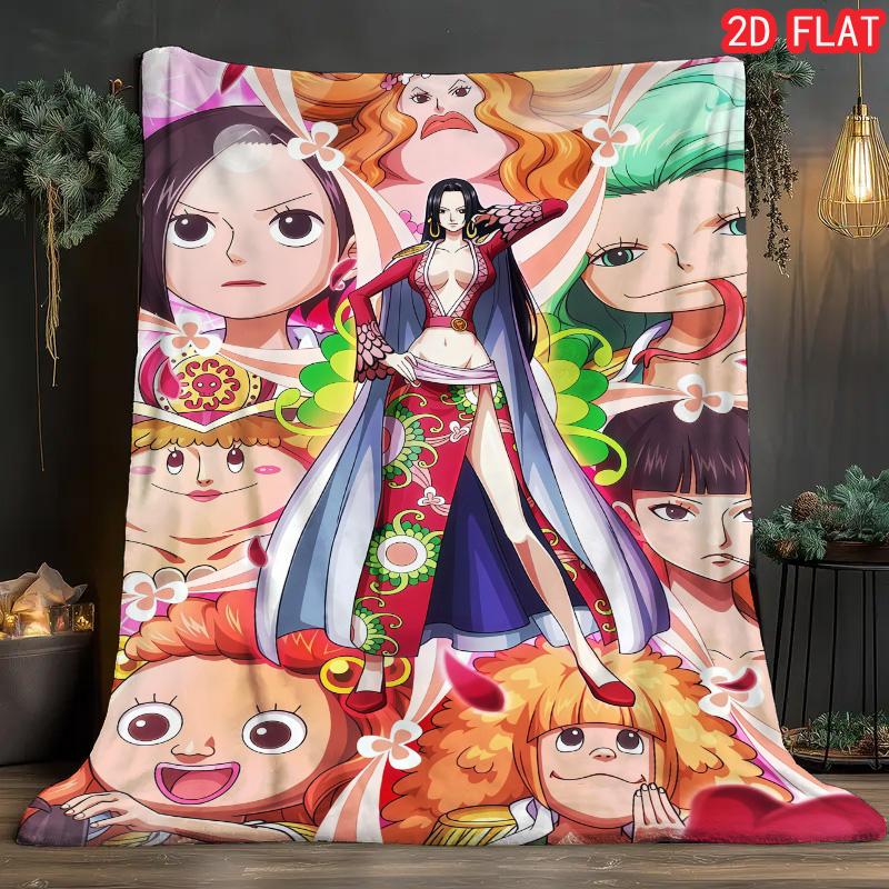 One Piece Collection Blanket Soft Flannel Cozy Warm for Anime Fans Collection THW
