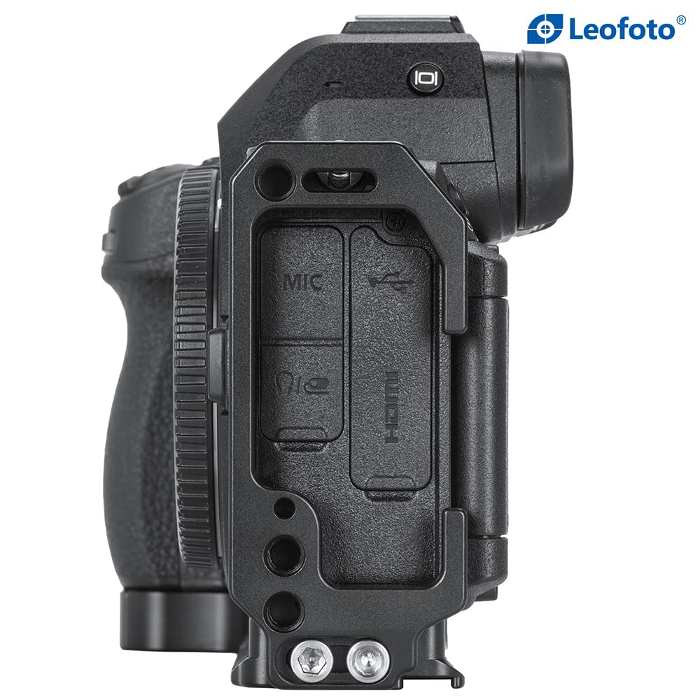 Leofoto Plate for Nikon Machined from Quick Release Compatible LPN-Z5II L-Shaped Z5II, Arca-Swiss Compatible, 6061-T6 Aluminum,