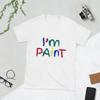 I Heart Love To Finger Paint I'm Paint Cute Couple Valentine T-Shirt