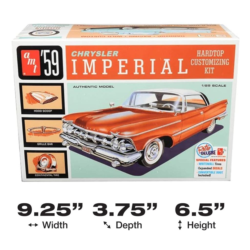 AMT 1959 Chrysler Imperial Plastic Model AMT1136 Molding Color 1/25