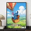 Disney Diamond Painting Stitch Hot Air Balloon Diamond Art Painting Set for Home Office Decoration Handmade Gifts