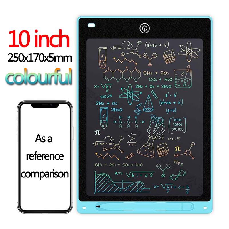 10/12/polegadas LCD colorido escrita tablet desenho quadro criança graffiti bloco de desenho brinquedos caligrafia quadro negro desenho quadro crianças brinquedos