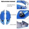 Premium Aluminum Brake Caliper Protector Cover, &, HighFit, Enhance Look, Easy Install, for 14in-15in Small Wheel Hub (Blue)