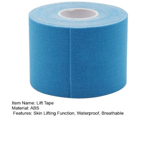 1 Rolle Face Lifting Tape Wasserdicht Atmungsaktiv Glättet Linien Anti-Falten Hautstraffendes Pflaster Elastisches Lifting Tape für schlaffe Haut