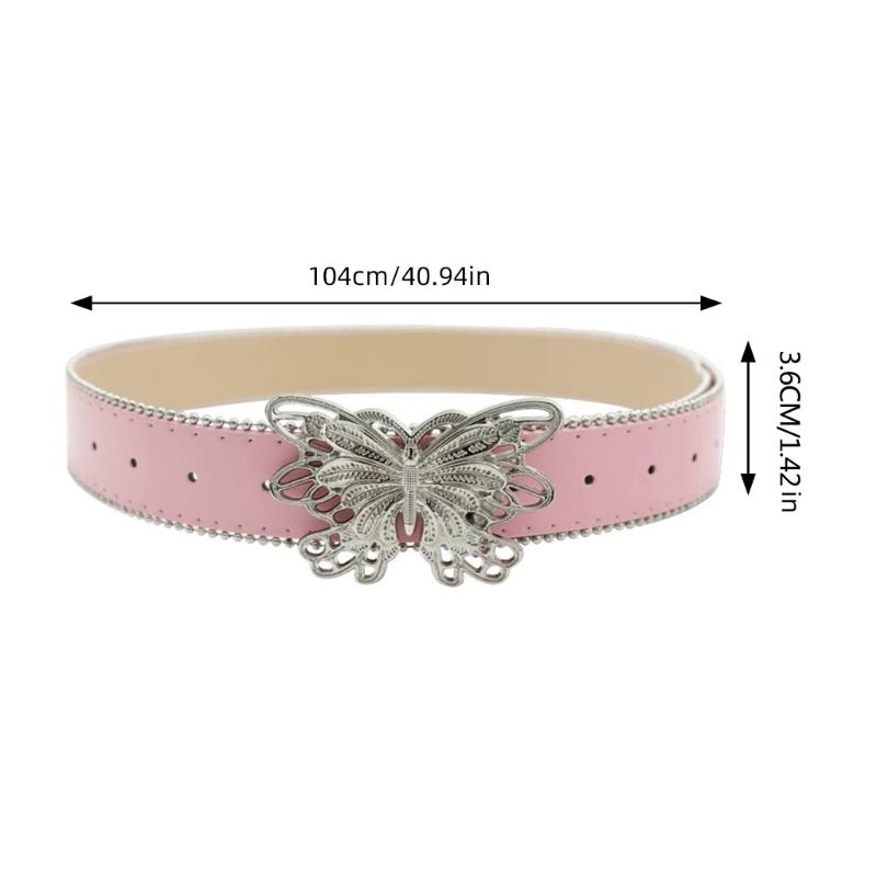 Fashion Waist Belt Women PU Belt Y2K Cool Girl Waist Decor Clothing Accessories