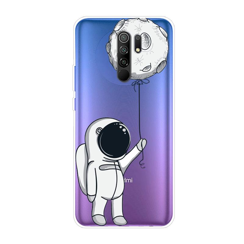 For Coque Redmi 9 Case Transparent Soft TPU silicon Phone Cover For Xiaomi Redmi 9 Case Redmi9 Clear Fundas For Redmi 9 6.53"