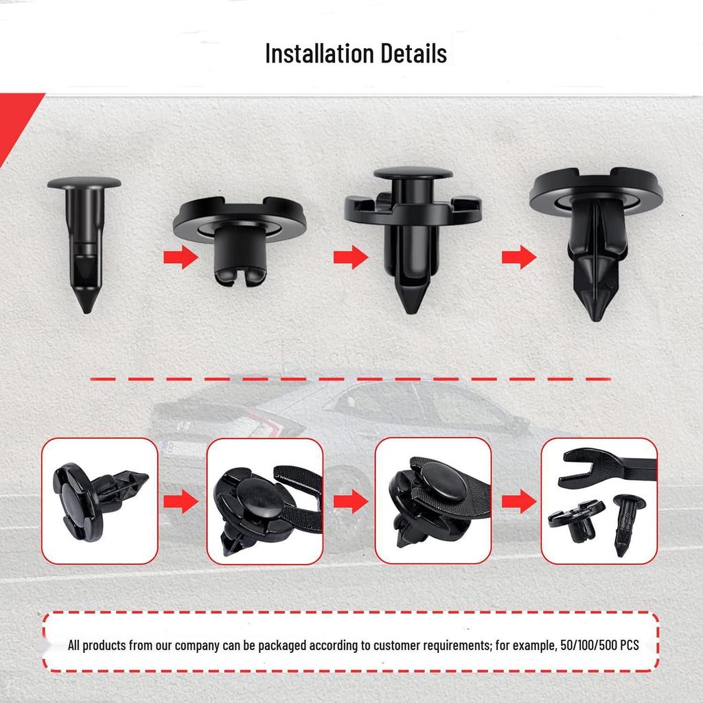 Kompatibler Motorschutzplatten-Clip für Nissan, Subaru, Mitsubishi
