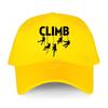 New Arrival Solid Baseball Caps Men Summer Breathable Golf Hat CLIMB Climbinger Teens Fashion Brand Cap Female Leisure Hats
