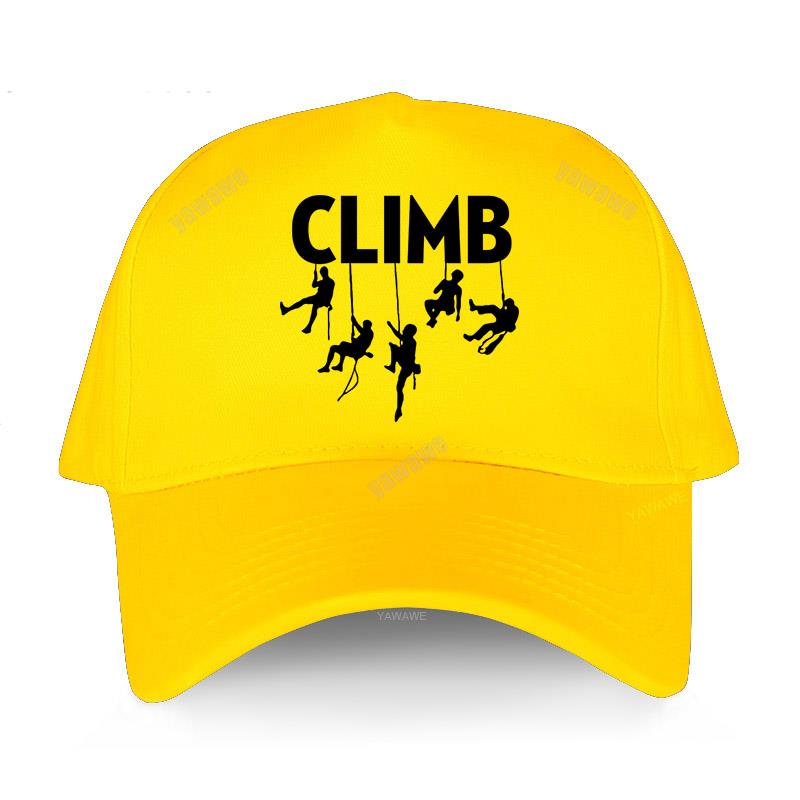 New Arrival Solid Baseball Caps Men Summer Breathable Golf Hat CLIMB Climbinger Teens Fashion Brand Cap Female Leisure Hats