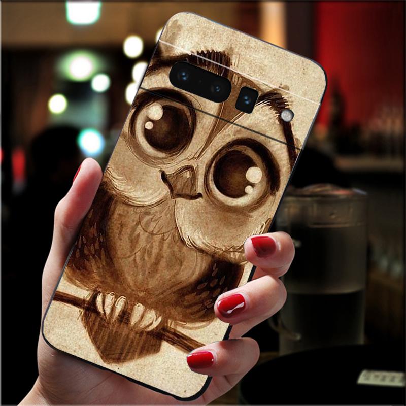 

Phone Case For Google Pixel 10 9 Pro XL 9A 8 7 6 Pro Pixel 8A 7A 6A Pixel 8 7 6 5 Animal Cute Cartoon Owl Google Pixel 7