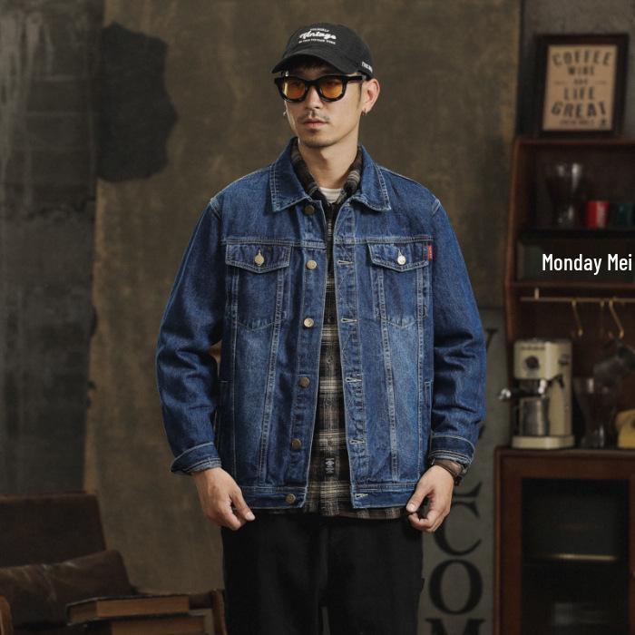 Men's Korean Style Denim Jacket: Casual, Trendy, Retro, Versatile, and Handsome for Spring & Autumn