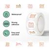 500 Photos/roll Hot-selling Tape Thank You Handbook Material Decorative Envelope Seal Sticker Dots