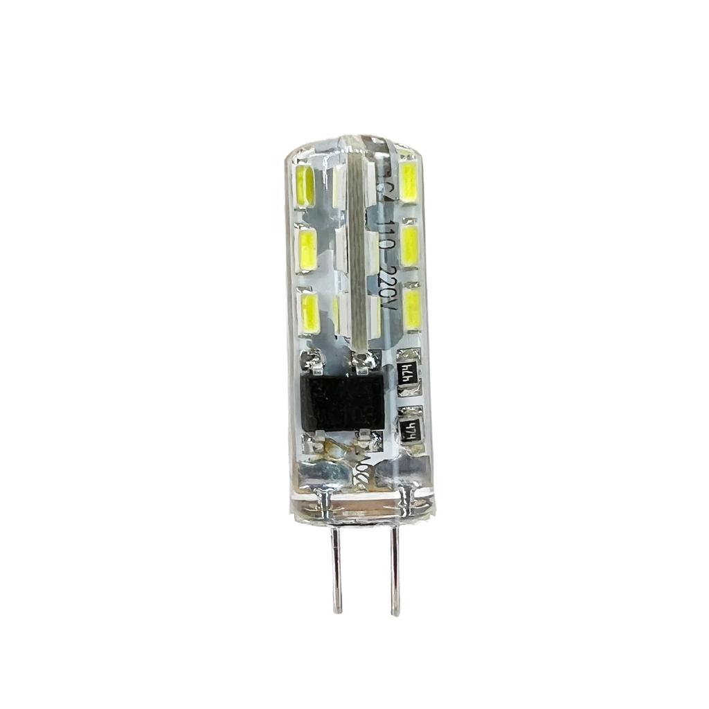 5pcs G4 Led Light Bulbs 24Leds Bulb 220V 2W Silicone Lamp Dc 12V 3000K 4000K 6000K Bombillas 3014Smd for Room Chandelier