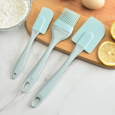 Oil Kitchen Gadgets Spatulas Kitchens Accessories For Non-stick Silicone Baking Brush Items Gadgets. Cream 3 Pieces Mixer Tools