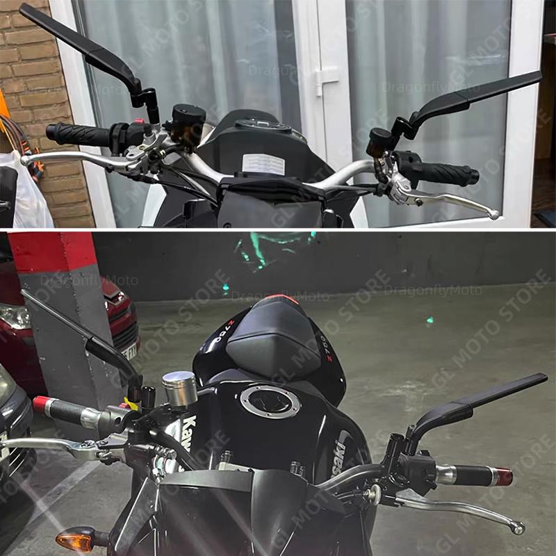 Pentru Kawasaki Z900 Z 900 motocicletă vânt aripă laterală oglindă retrovizoare reglabilă rotativă accesorii motocicletă mers înapoi