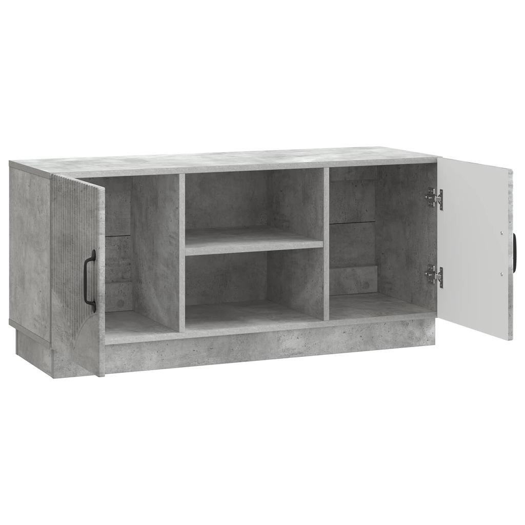 TV Cabinet Concrete Grey 102 x 34.5 x 47 cm Engineered Wood